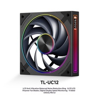 Ventilateur de refroidissement CPU Thermalright TL-UC12 de classe performance avec affichage ARGB à miroir infini, surveillance du régime moteur, PWM 4 broches
