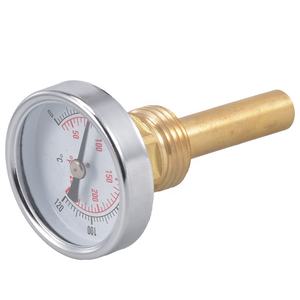 Universal Tipo Dial 60mm Stem 6mm Ajustável 1/2 NPT Medidor de Temperatura Thread WSS Água Bimetálico Termômetro - Product Image 2