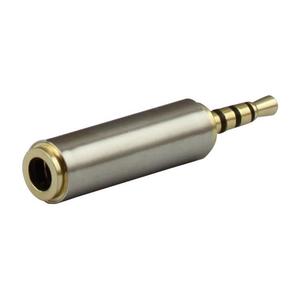 Brand New 2.5mm Male to 3.5mm Female <b>Adapter</b> Aluminum Alloy <b>Plug</b> in for Mobile Phone Audio Connector - Product Image 2