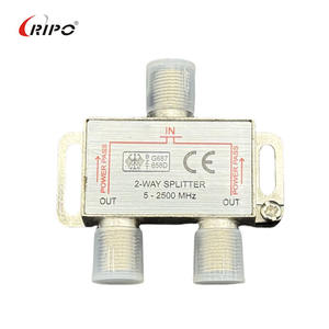 Séparateur TV de haute qualité de type F 2/3/4/6/8 voies 5-2500MHz coaxial de type F - Product Image 1