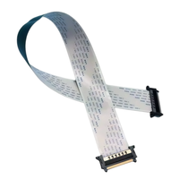 FPC FFC Weiches Flachbandkabel LVDS4K Hochauflösendes LCD-TV-Bildschirm Luft- und Raumfahrt Verzinntes Kupfer Flach 41P Einseitig Abgeschirmt