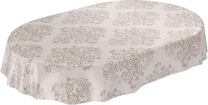 Elegant Nonwoven Printed Floral Lace Waterproof & Oil-Proof PVC Table Cover <b>Tablecloth</b> for Home & Wedding Use - Product Image 6