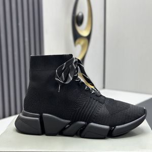 <span class=keywords><strong>Sneakers</strong></span> Casual da <span class=keywords><strong>Donna</strong></span> e Uomo, Modello High-Top con Elastico, Scarpe di Design Chunky Regolabili alla Moda - Product Image 5