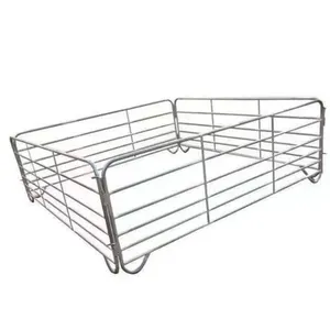 Pannelli di recinzione per recinto per tubi da pascolo bovini animali da cavallo recinzione metallica per bestiame galvanizzato pannelli per cavalli