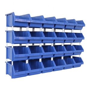 Stackable storage bins factory workshop plastics bins bolt bin