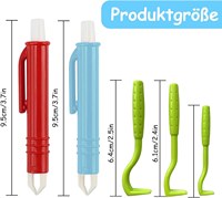 Kit de nettoyage pour animaux Ishow PT01, outil de suppression des tiques, des poux et des puces pour chiens et chats, crochet en plastique pour animaux