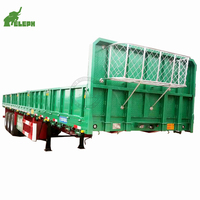 Semi-remorque à parois latérales personnalisables pour le transport de marchandises industrielles multi-usages