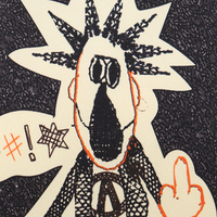 Cravates en soie pour hommes à motif animalier personnalisé, style graffiti, avec logo de souris de dessin animé tendance
