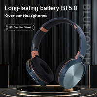 Casque de jeu sportif pliable durable JB950 avec basses profondes, sans fil BT, circum-auriculaire, pour téléphone, ordinateur, PC, fitness