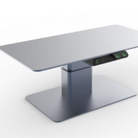 IDock Boîte avec logo personnalisé en usine Support pour moniteur de lumière LED à hauteur réglable pour bureau à domicile avec ports USB