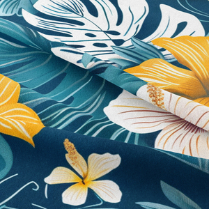 Tissu <span class=keywords><strong>en</strong></span> lin imprimé floral doux et confortable <span class=keywords><strong>en</strong></span> bambou écologique à prix abordable pour chemises - Product Image 3