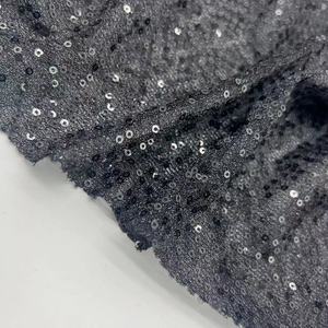 120gsm Malla Lentejuelas Bordado Tela Precio de fábrica Barato para el vestido de lentejuelas y chaqueta de lentejuelas - Product Image 5