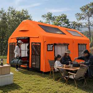 Carpa Inflable Grande para Acampar de 4 a 6 Personas con Logotipo Personalizado, Oxford 600D Impermeable, para Eventos y Actividades al Aire Libre en las 4 Estaciones - Product Image 2