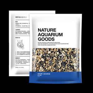 Aquarium Natuurlijke Gouden Landschapsdecoratie Bodemsand Zakverpakking Aquariumdecoratie Zand - Product Image 3