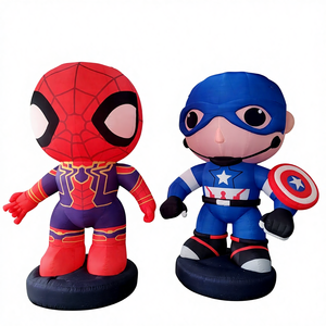 Personnages gonflables géants de <span class=keywords><strong>Captain</strong></span> <span class=keywords><strong>America</strong></span>, <span class=keywords><strong>super</strong></span> héros de dessin animé gonflable Spiderman - Product Image 1