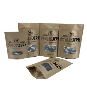 Custom Ontwerp Verpakking Rits Zakje Plastic Tassen Logo Huisdier Snack Hond Traktatie Tas Pet Food Bag Pakket