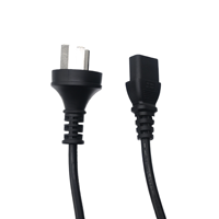 Cable de Alimentación con Conexión a Tierra de 3 Pines Estándar Argentino C13 IRAM 2073 H05VV-F 3G para Monitor de Computadora, TV, Impresora, Electrodomésticos