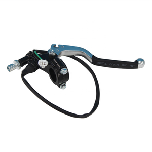 Kit de levier d'<span class=keywords><strong>embrayage</strong></span> argenté pour Pit Bike avec <span class=keywords><strong>contacteur</strong></span> électrique pour motos de motocross 250cc - Product Image 1