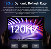 8849 Tank Pad E Tablet 4G IP69K 10,95 ''Proyector Tablet PC 12 + 512GB 21000mAh 32MP + 50MP Cámara Camping Light Android 14 Tank Pad