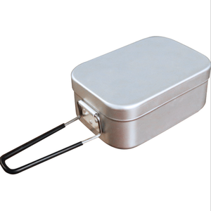 Lonchera Portátil para Exteriores de 800 ml y 1500 ml, Juego de 2 Piezas para 1 Persona, Recipiente de Aluminio Japonés de Material Grueso Seguridad para el Contacto con Alimentos - Product Image 5
