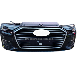 Kit de carrocería <span class=keywords><strong>Audi</strong></span> A6L de alta calidad C7 rejilla envolvente C8 parachoques delantero luz antiniebla recortes tanque montaje de cabeza de ventilador electrónico nuevo usado - Product Image 5