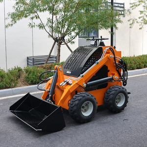 Chất lượng cao nhỏ 300kg nhỏ gọn bánh xe mini Skid chỉ đạo Bộ nạp với gốc cây máy xay Auger - Product Image 3