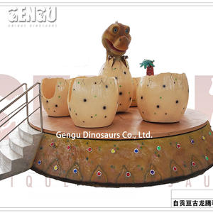 Paseos en <span class=keywords><strong>tren</strong></span> eléctrico de dinosaurio a la venta para Parque de Atracciones escolar y actividades de ocio - Product Image 4