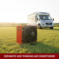 Climatiseur de stationnement pour camion Yuandu FTGC12 12V/24V, type sac à dos, 850W de puissance de refroidissement, faible consommation d'énergie, installation facile, silencieux et économe en énergie