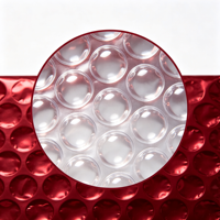 Enveloppes d'expédition à bulles métalliques, résistantes à la pression, anti-poussière, surface mate, réutilisables pour l'envoi de cadeaux, certifiées ROHS