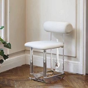 <span class=keywords><strong>Chaise</strong></span> <span class=keywords><strong>transparente</strong></span> <span class=keywords><strong>en</strong></span> acrylique moderne, chaises de salle à manger pour table à manger, <span class=keywords><strong>chaise</strong></span> d'appoint minimaliste rembourrée moderne, utilisation à domicile ou à l'hôtel - Product Image 2