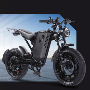 Bicicleta Eléctrica <span class=keywords><strong>de</strong></span> <span class=keywords><strong>Montaña</strong></span> <span class=keywords><strong>de</strong></span> Alto Rendimiento con Llantas Gruesas para Ciudad, 500W 48V, Cuadro <span class=keywords><strong>de</strong></span> Acero, Estilo Retro, Todoterreno, con Asistencia <span class=keywords><strong>de</strong></span> Potencia <span class=keywords><strong>de</strong></span> Litio - Product Image 4