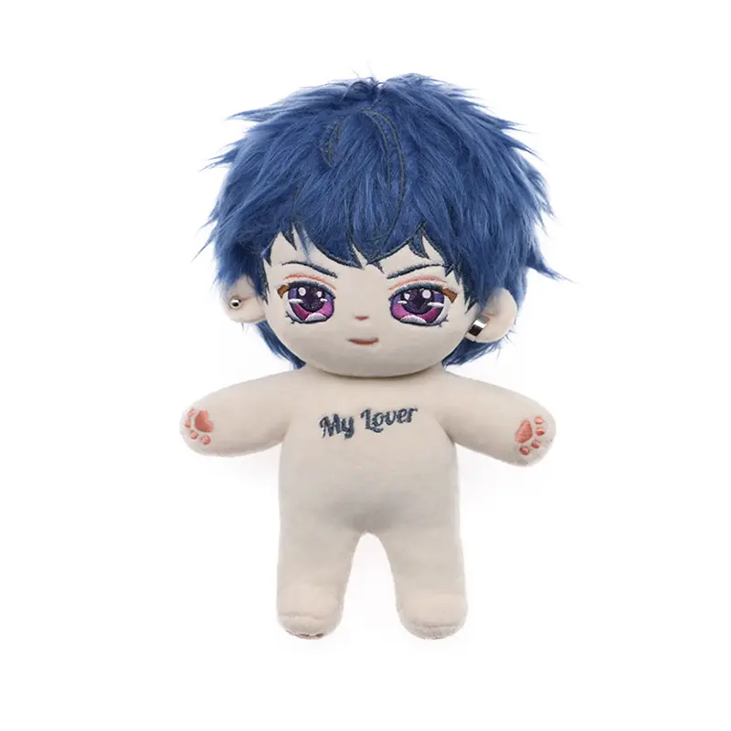 Cotton Doll 20cm Male Baby Anime Peripheral Costume Star Figure Doll Handsome Cool Naked Baby Clothes Suit custom cotton doll