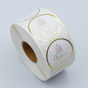 Tùy Chỉnh Rõ Ràng Logo In Trà Sữa Nhựa Đồ Uống Cốc Dính Nhãn Vòng Dán Dập Nổi Cho Cốc Nhựa - Product Image 5