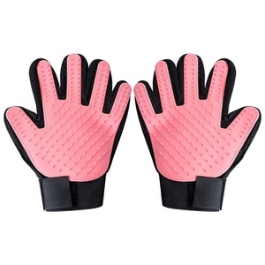 ถุงมือกรูมมิ่งสัตว์เลี้ยงโรแมนซ์สำหรับกำจัดขนแมว สีฟ้า ขนาดชิ้นเดียว - Product Image 2