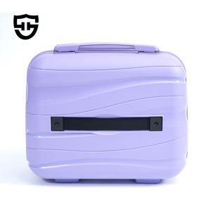 Equipaje Mini Estuche cosmético púrpura Mujeres Belleza Maquillaje Estuche rígido Bolsa de almacenamiento <span class=keywords><strong>Organizador</strong></span> Estuche de viaje Maleta de transporte - Product Image 2