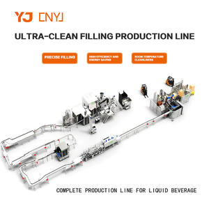 Ligne de production de boissons entièrement automatique <span class=keywords><strong>à</strong></span> longue durée de vie, <span class=keywords><strong>machine</strong></span> de lavage, de remplissage et de bouchage de bouteilles en verre/plastique - Product Image 2