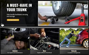 Carro de Transporte para Automóviles de 6000 Libras con Frenos, Juego de 4 Carros de Transporte para Vehículos de Alta Resistencia, para Mover Automóviles, Camiones, Remolques, Motocicletas - Product Image 6