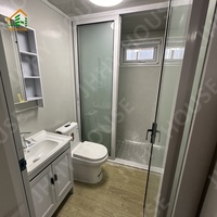 Maison préfabriquée en conteneur extensible de 20 pieds avec 2 3 chambres toilette extensible bureau camp