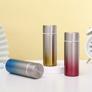 Gobelet isotherme en acier inoxydable 304, petit et portable, pour étudiants, bouteille d'eau, cadeau - Product Image 1