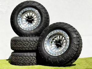 Rines de Carreras Forjados Plateados 8x170 8x180 6x135 6x139.7 8x6.5, Rines Personalizados con Beadlock para Camioneta, Rines Forjados Cóncavos Profundos para Todoterreno - Product Image 5