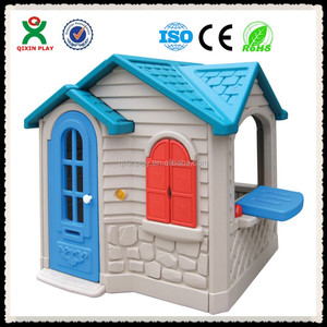 Casitas de Jardín Pequeñas y Bonitas para <span class=keywords><strong>Niños</strong></span>/Casa de Juegos de Plástico Colorida/Casa de Juegos Infantil para Exteriores QX-158D - Product Image 2