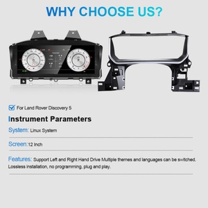 Tableau de bord numérique Navihua, groupe d'instruments virtuels pour Range Rover Sport, pour Range Rover Vogue 14-17, compteur de vitesse numérique - Product Image 5