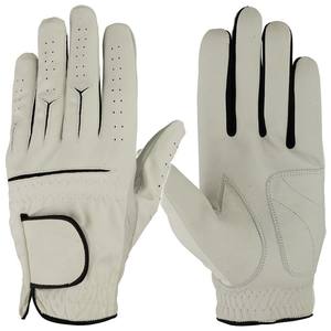 Fabricant tout temps Emballage couleur pour hommes Gants de golf en cuir de mouton Cabretta personnalisés en gros - Product Image 1