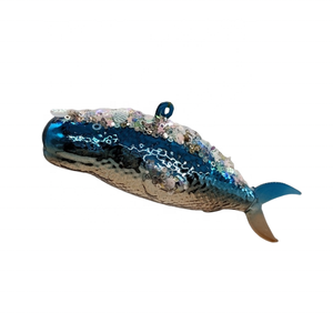 เครื่องประดับแก้วคริสต์มาสชุดเครื่องประดับใต้น้ำขนาดใหญ่ฉลามฉลามวาฬสนั่นแก้วจี้ห้อยตกแต่งต้นคริสต์มาส - Product Image 4