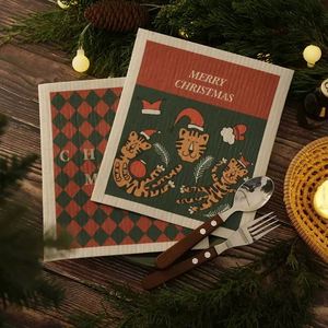 Paño de Cocina de Pulpa de Madera Cuadrado Ecológico de Buena Calidad con Logotipo Personalizado, Toalla de Cocina de Celulosa de Algodón Sueco - Product Image 6