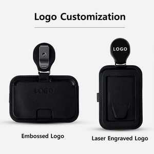 Leather Identification ID Holder Card Slot Case <b>Cover</b> With Removable Necklace Strap Pull <b>Badge</b> Reel for Medical Driver Licence - Product Image 6