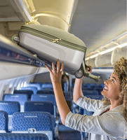 Valise à roulettes pour enfants, poussette de voyage, valise de voyage avec siège pour enfant, valise à roulettes détachable de 20 pouces