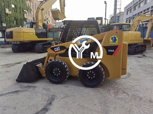 Chargeuse sur pneus Caterpillar 226b d'occasion prête à être expédiée à Shanghai Mini chargeuse avec composants d'origine à 100% Moteur Boîte de vitesses Pompe - Product Image 6