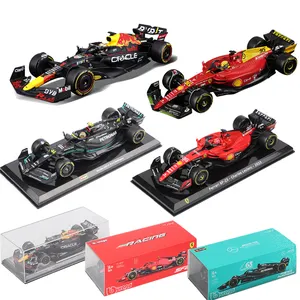 Bburago 1:24 F1 Verstappen Red Bull Racing RB18 19 Perez Alloy Auto gestanzte Modell-Spielzeuge Kollektion W14 SF23 F1-75 Formel 1