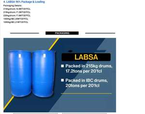 Prezzo di fabbrica LABSA acido 96% lineare alchil Benzene solfonico Labsa 96% per detersivo Labsa dodecil Benzene acido solfonico (DBSA) - Product Image 5